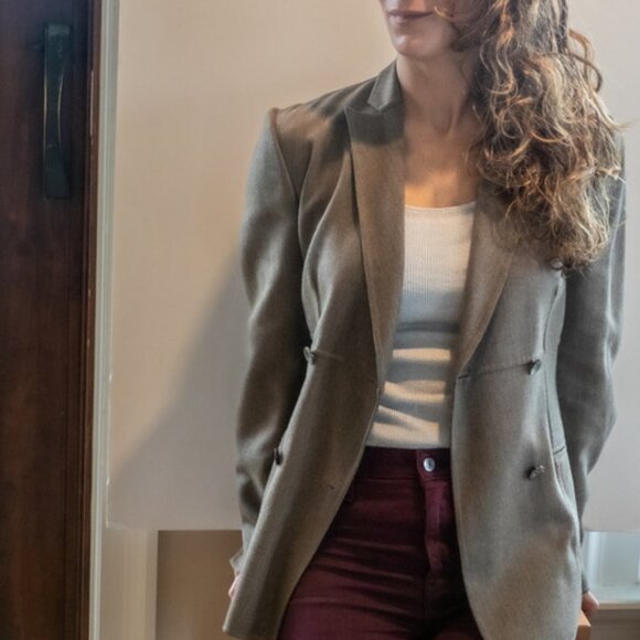 Gucci, Double Breasted Italian Wool Tailored Blazer Jacket - Picture 6 of 16